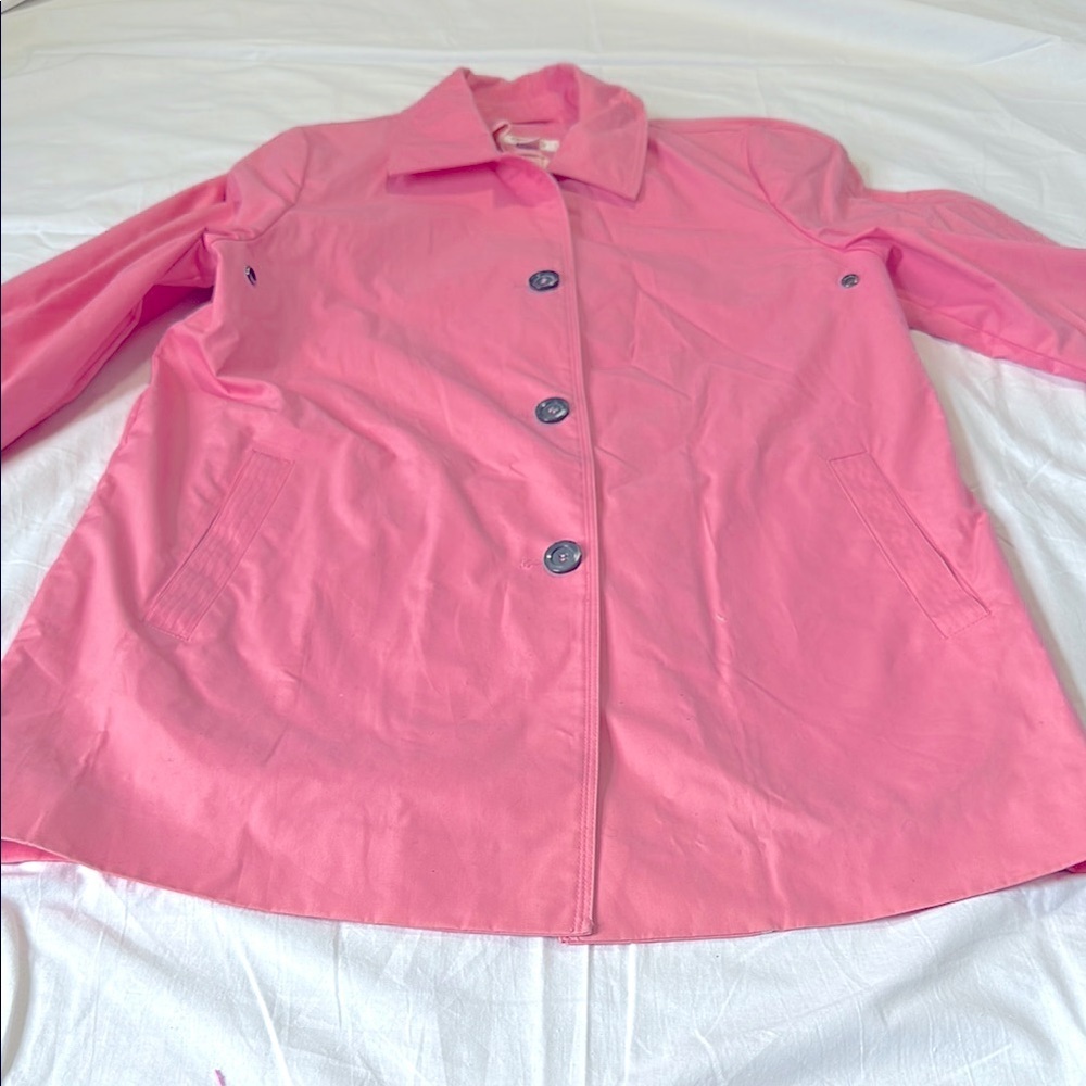 Talbots Pink Trench Coat